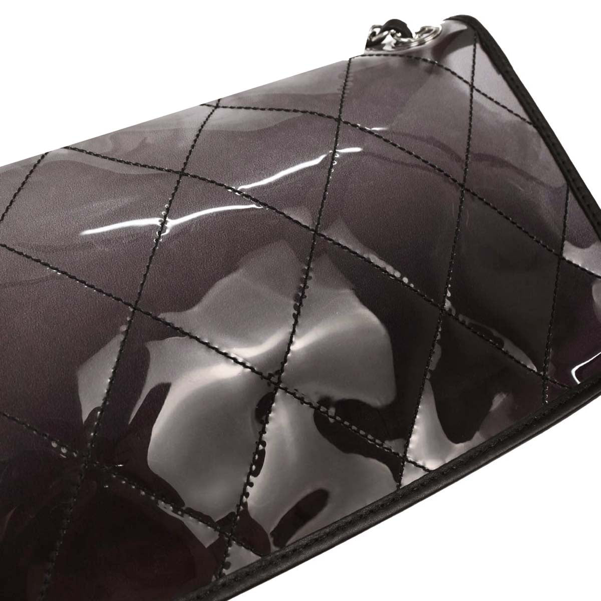 Chanel 2006-2008 Black PVC Shoulder Bag