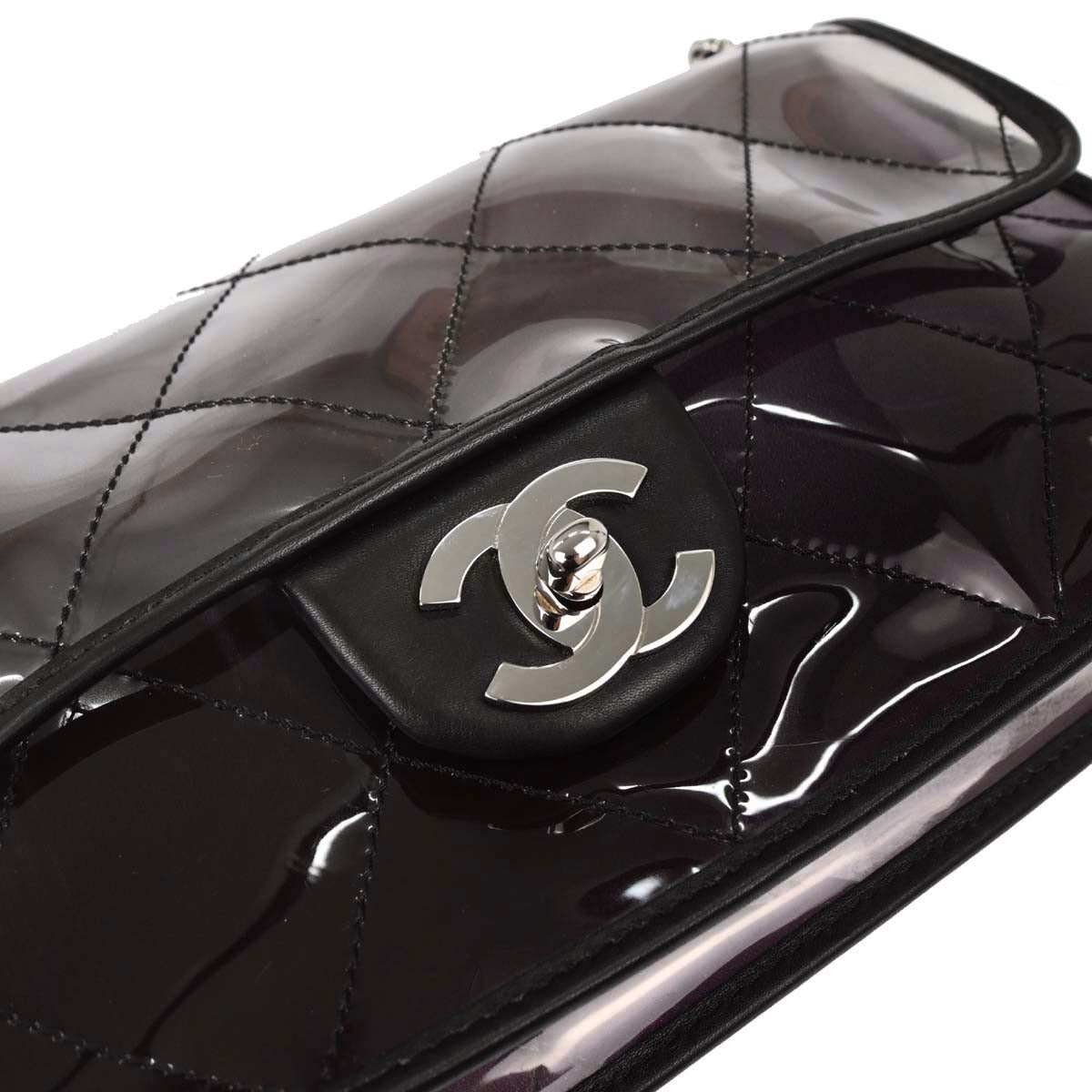 Chanel 2006-2008 Black PVC Shoulder Bag