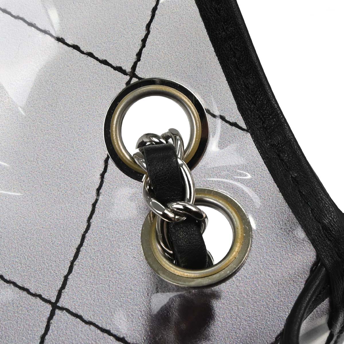 Chanel 2006-2008 Black PVC Shoulder Bag