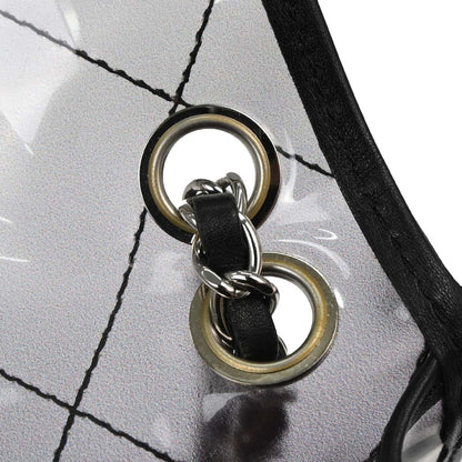 Chanel 2006-2008 Black PVC Shoulder Bag