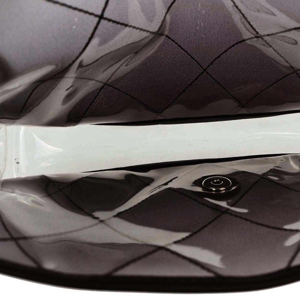 Chanel 2006-2008 Black PVC Shoulder Bag