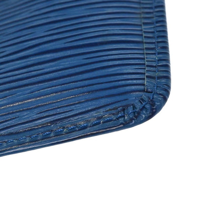 Louis Vuitton Blue Epi Pochette Cles Coin Purse M63805