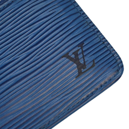 Louis Vuitton Blue Epi Pochette Cles Coin Purse M63805