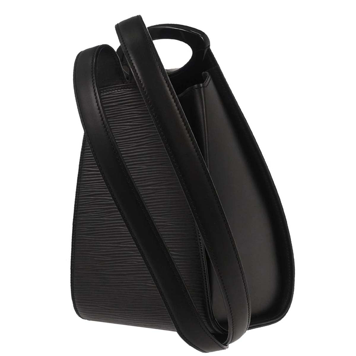Louis Vuitton 1999 Black Epi Minuit Shoulder Bag M52392