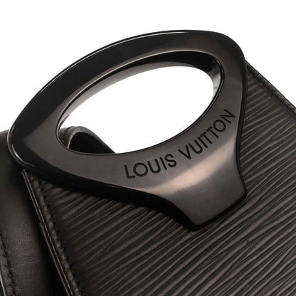 Louis Vuitton 1999 Black Epi Minuit Shoulder Bag M52392
