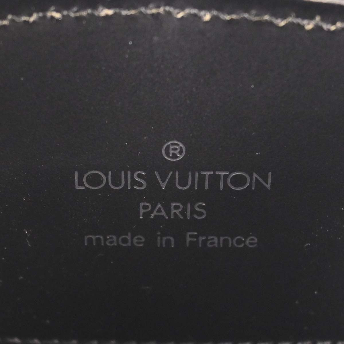 Louis Vuitton 1999 Black Epi Minuit Shoulder Bag M52392