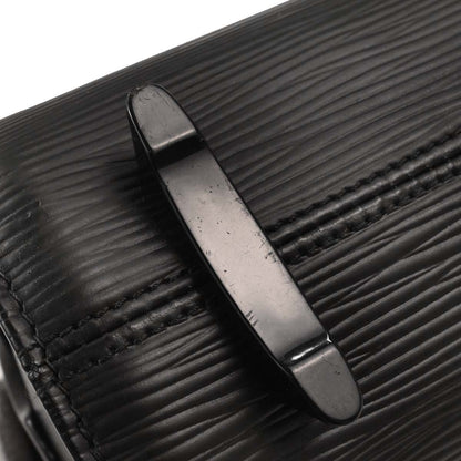 Louis Vuitton 2003 Black Epi Nocturne PM Shoulder Bag M52182