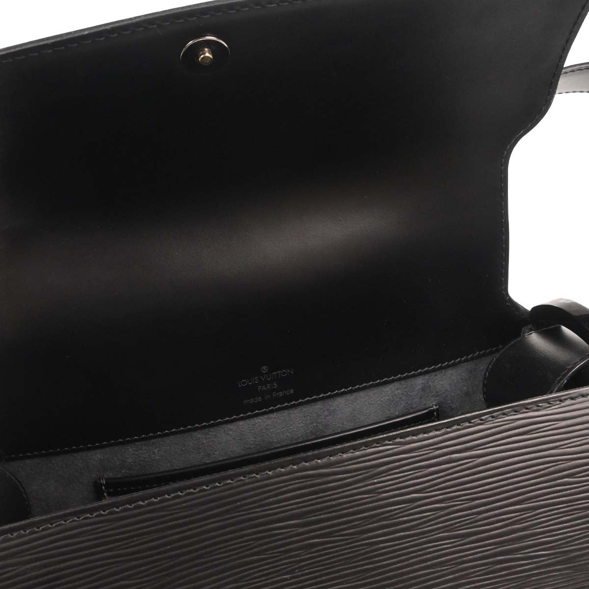 Louis Vuitton 2003 Black Epi Nocturne PM Shoulder Bag M52182