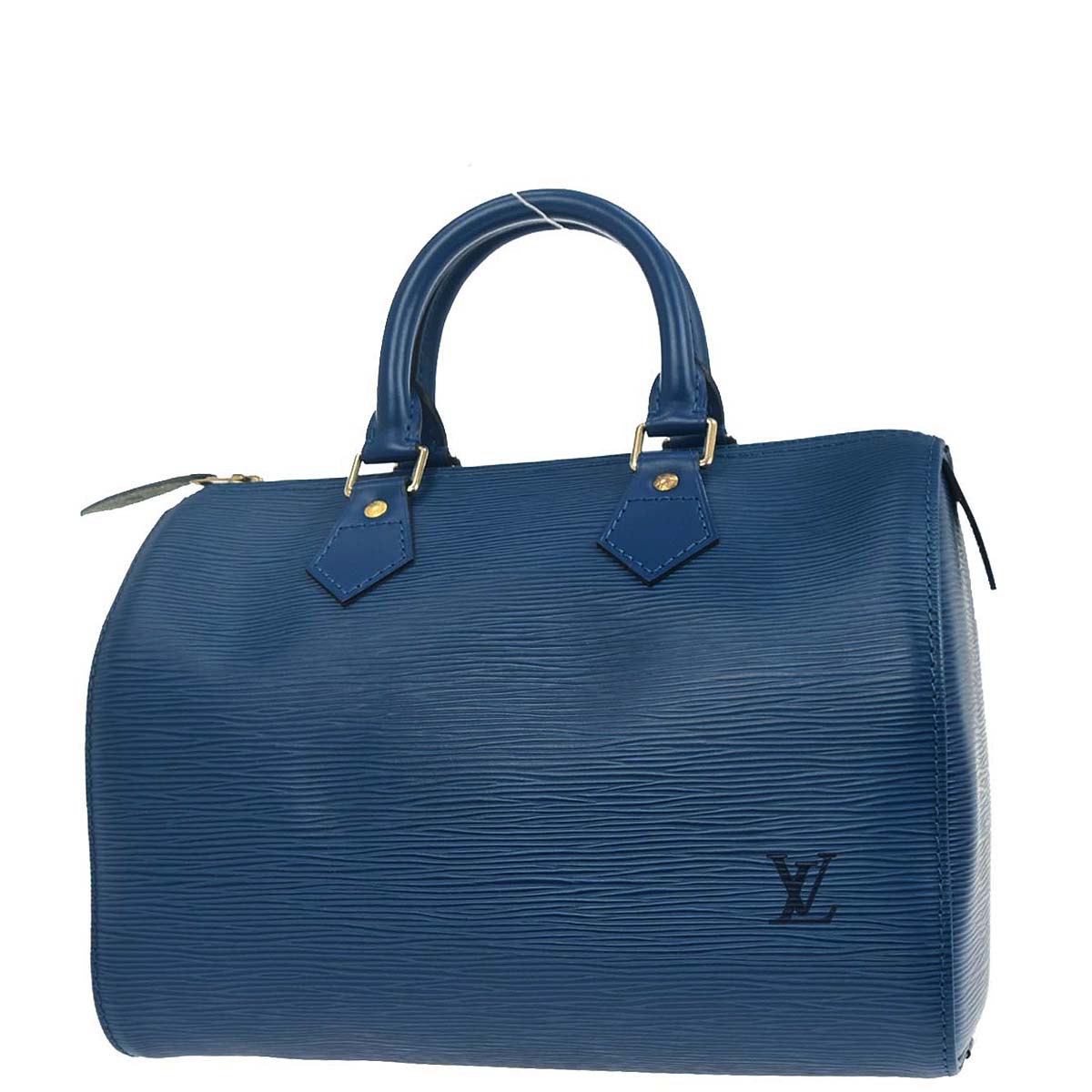 Louis Vuitton 1995 Blue Epi Speedy 25 Handbag M43015