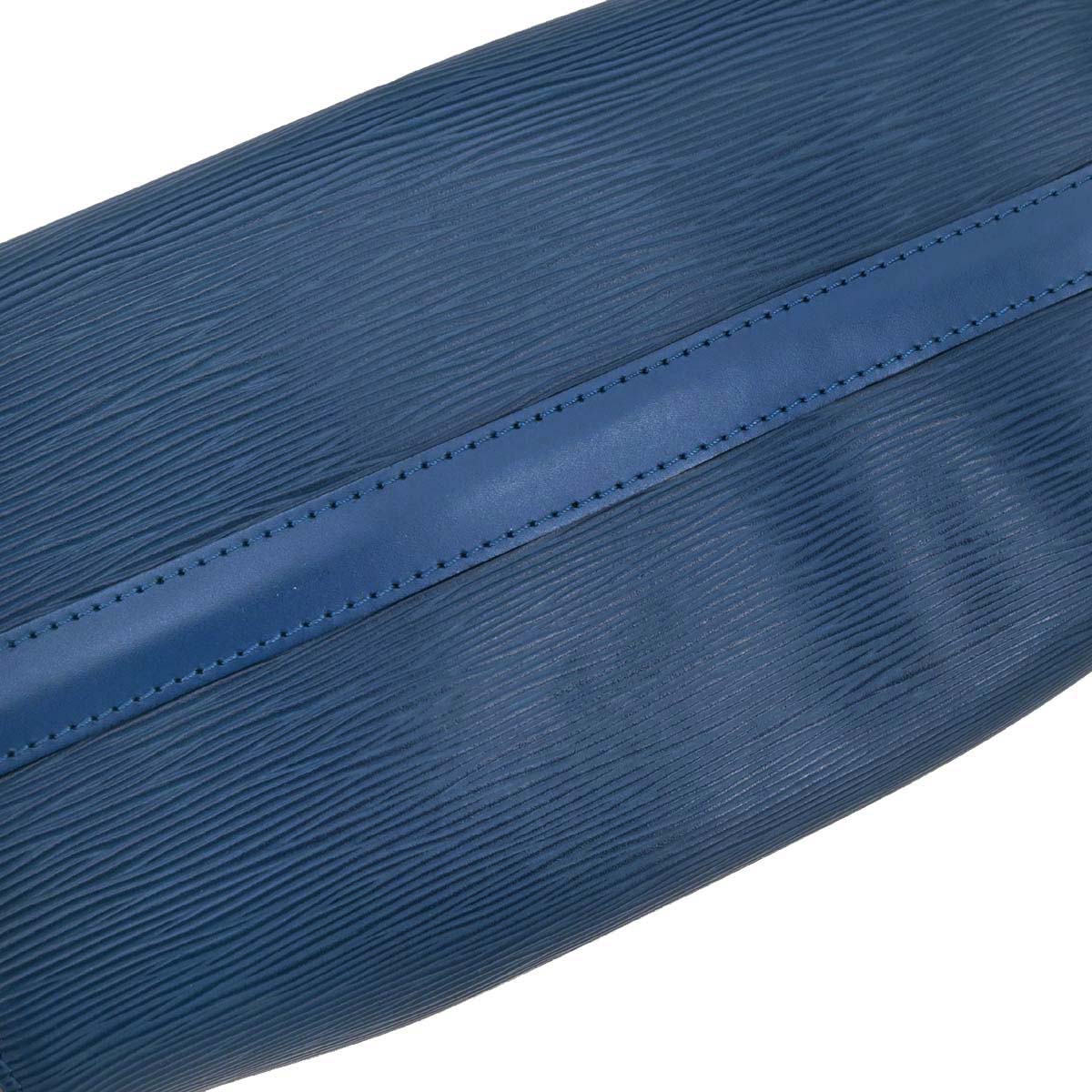 Louis Vuitton 1995 Blue Epi Speedy 25 Handbag M43015