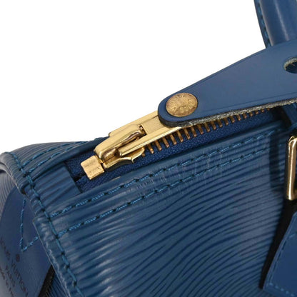 Louis Vuitton 1995 Blue Epi Speedy 25 Handbag M43015