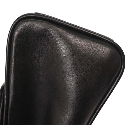 Chanel 1991-1994 Black Lambskin Straight Flap Handbag