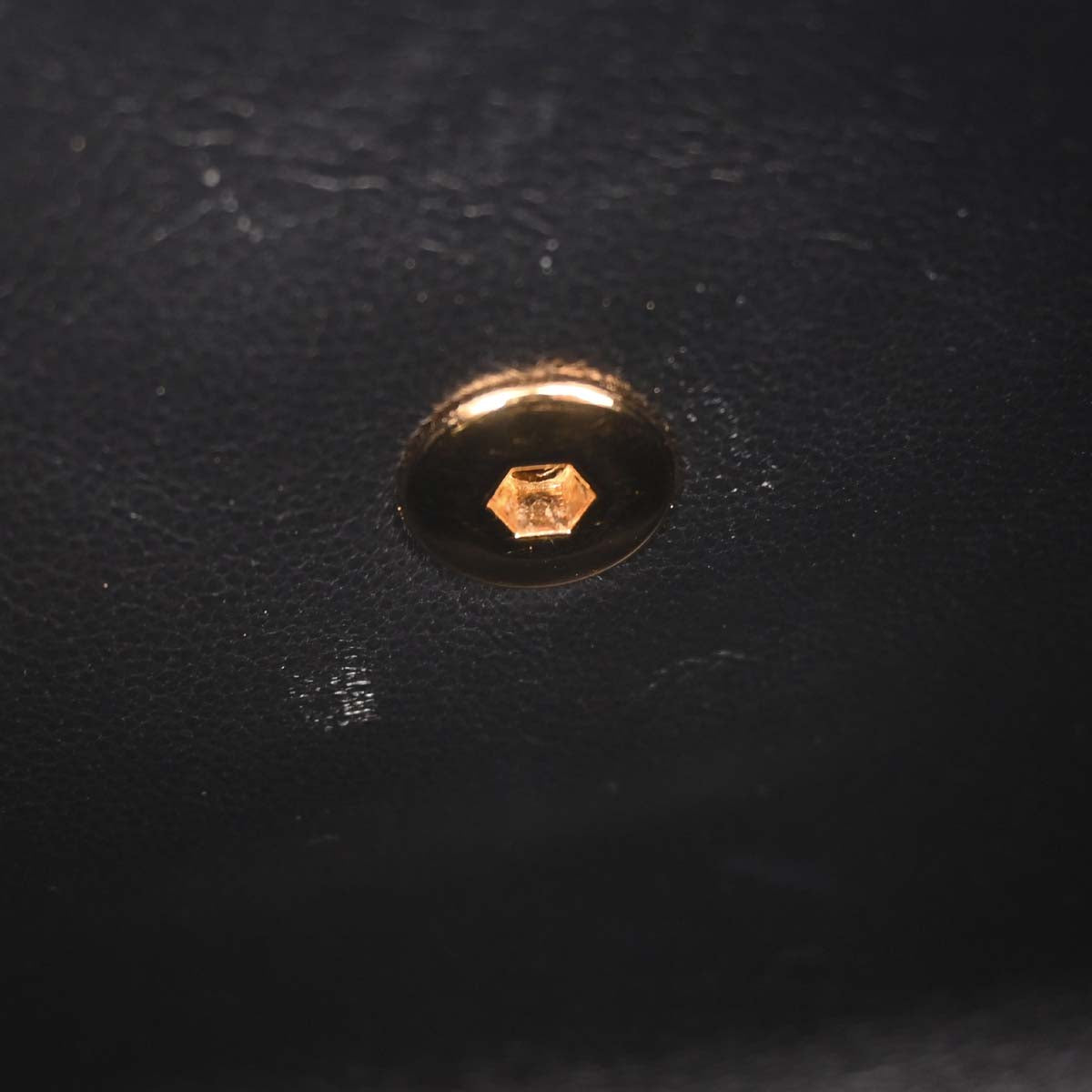 Chanel 1991-1994 Black Lambskin Straight Flap Handbag