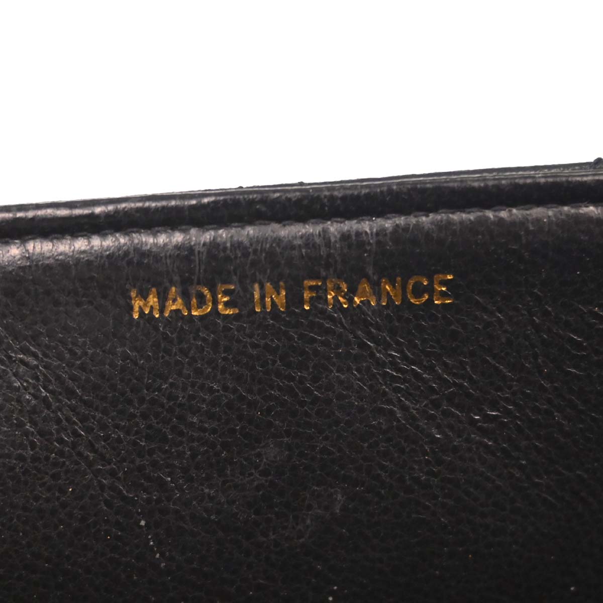 Chanel 1991-1994 Black Lambskin Straight Flap Handbag