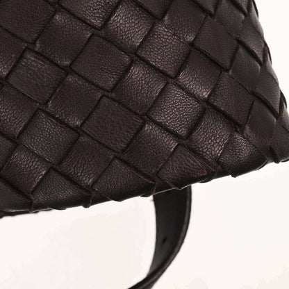Bottega Veneta Brown Lambskin Intrecciato Tote Bag