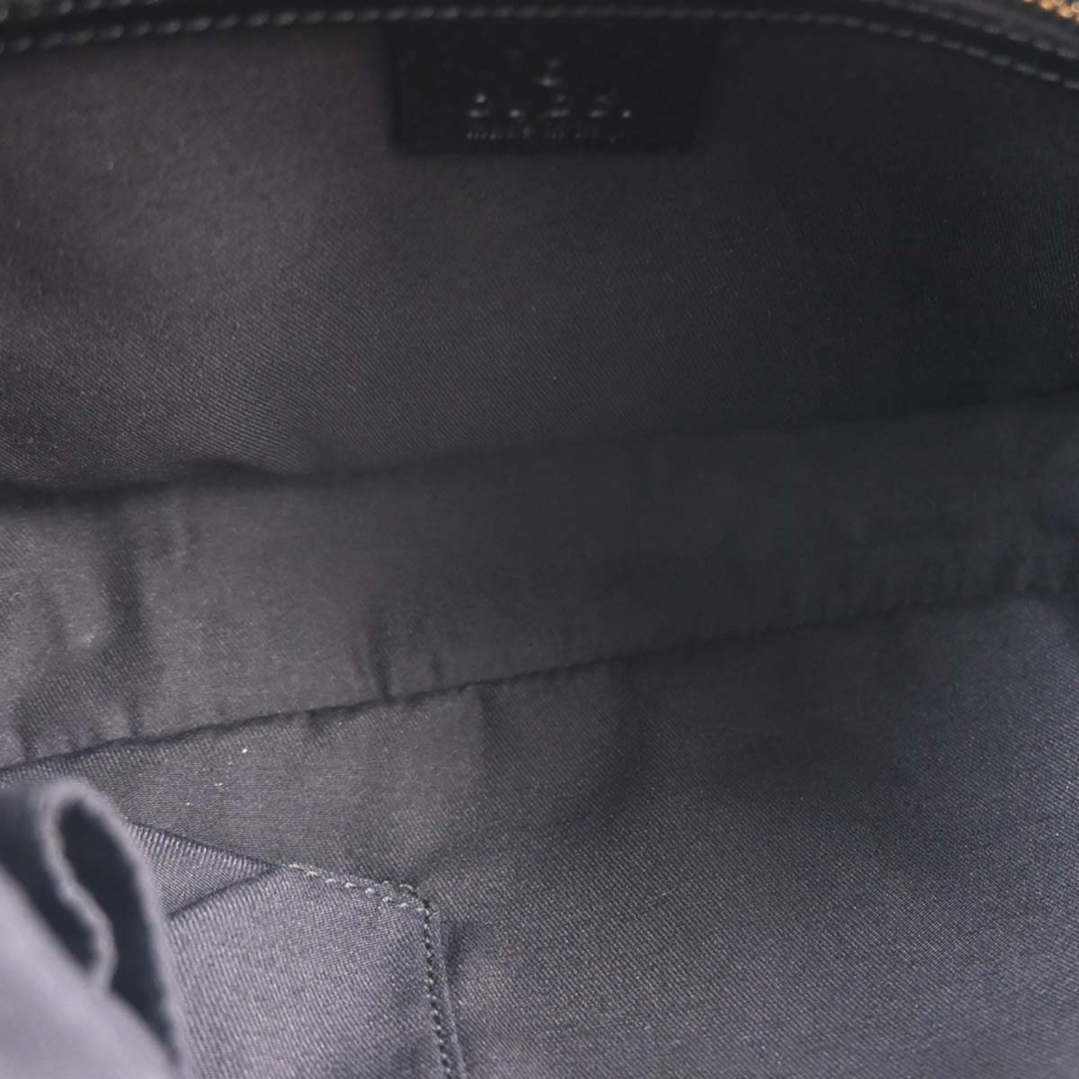 Gucci Black Canvas GG Hobo Handbag