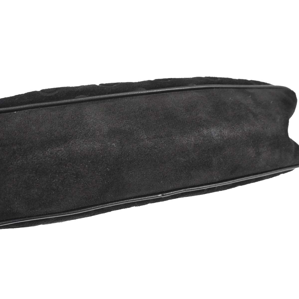 Celine Black Suede C Macadam Handbag