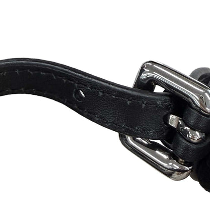 Celine Black Suede C Macadam Handbag