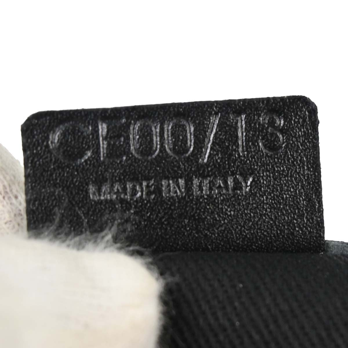 Celine Black Suede C Macadam Handbag