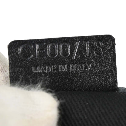 Celine Black Suede C Macadam Handbag