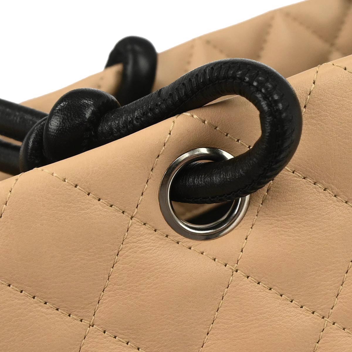 Chanel Beige Calfskin Cambon Ligne Tote Handbag