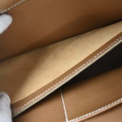 Hermes Gold Courchevel Kelly 35 Retourne 2way Shoulder Handbag