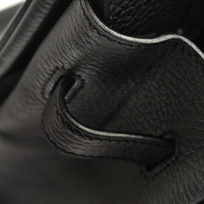 Hermes Black Ardennes Birkin 35 Handbag