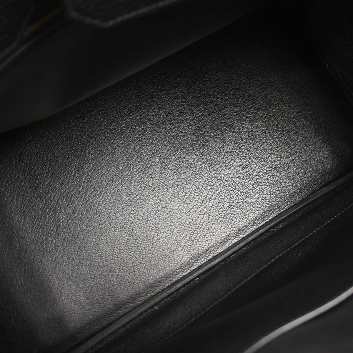 Hermes Black Ardennes Birkin 35 Handbag