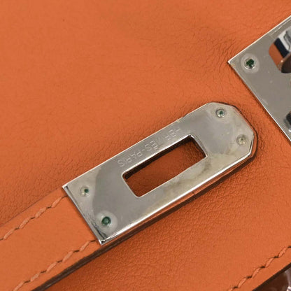 Hermes Orange Swift Kelly Danse 2 5way Bum Clutch Shoulder Bag