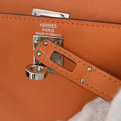 Hermes Orange Swift Kelly Danse 2 5way Bum Clutch Shoulder Bag