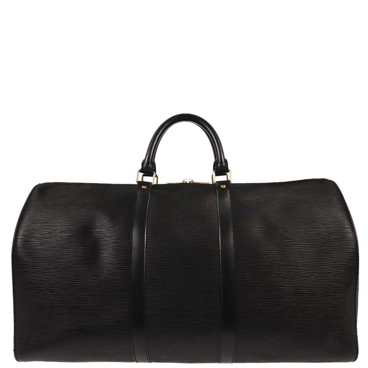 Louis Vuitton 1993 Black Epi Keepall 50 Travel Handbag M42962