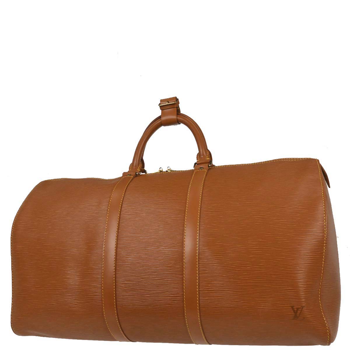 Louis Vuitton 1994 Brown Epi Keepall 50 Travel Handbag M42968