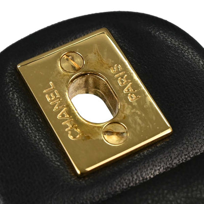 Chanel 1996-1997 Black Lambskin Shoulder Bag