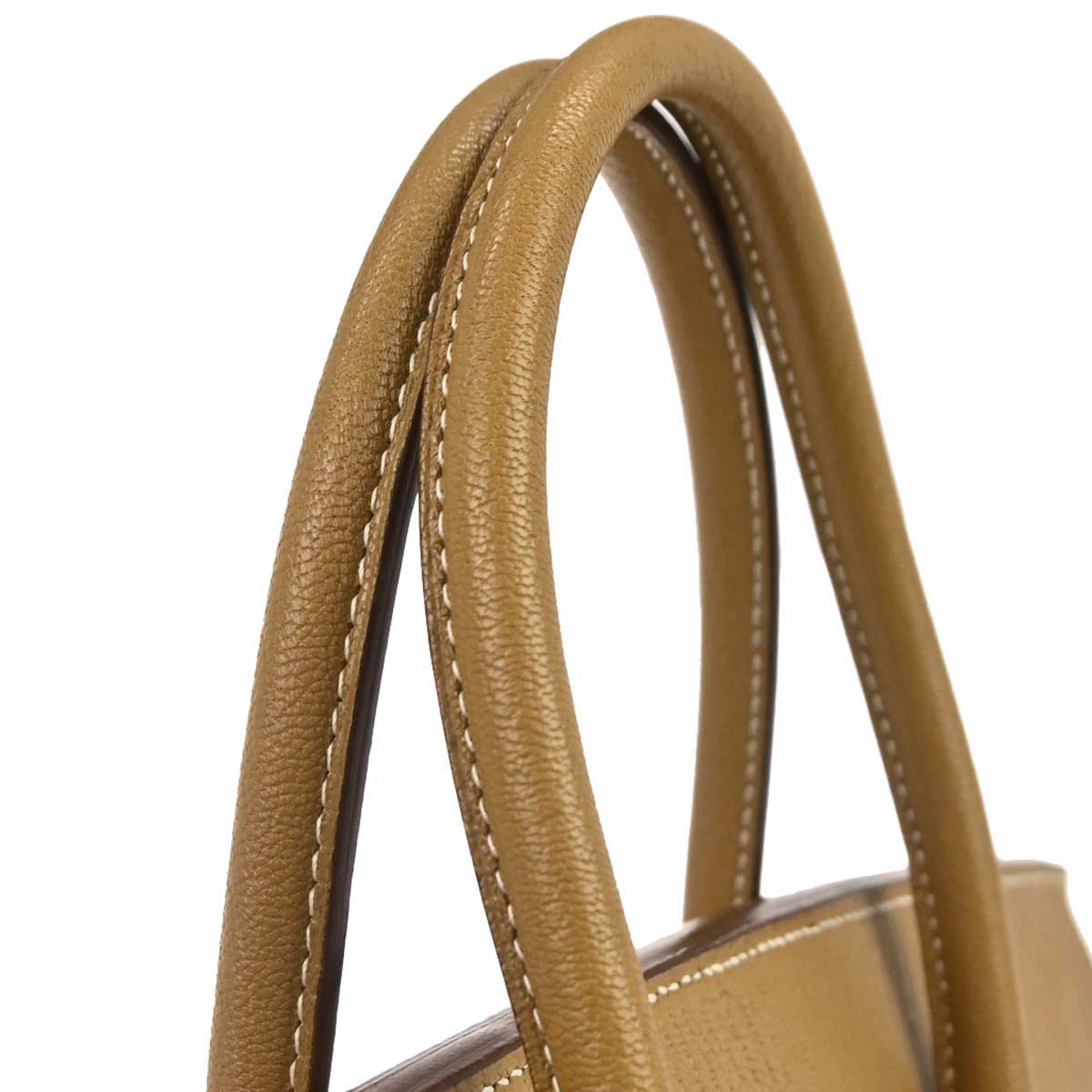 Hermes Beige Chevre Coromandel Birkin 40 Handbag