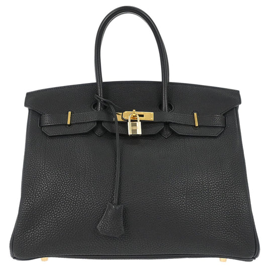Hermes Black Togo Birkin 35 Handbag