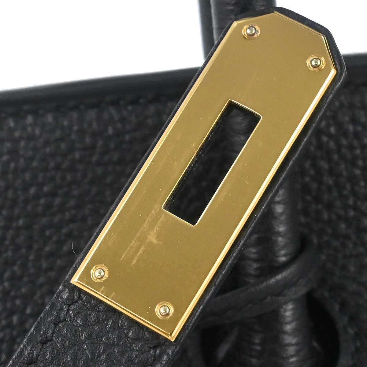 Hermes Black Togo Birkin 35 Handbag