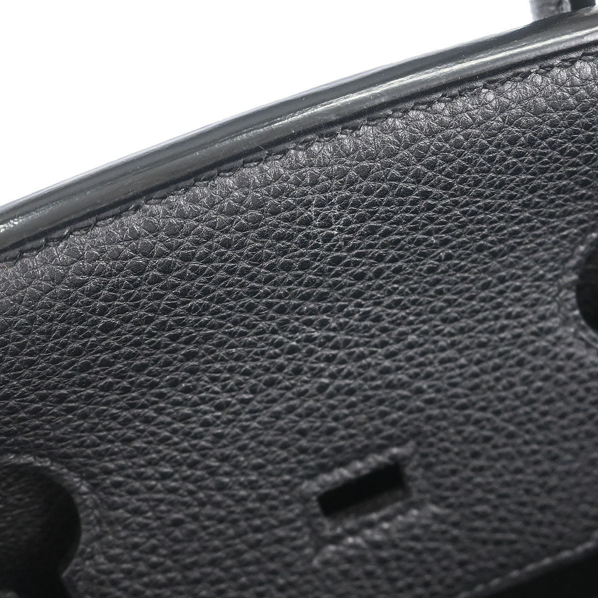 Hermes Black Togo Birkin 35 Handbag