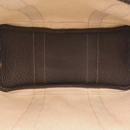 Hermes Beige Toile H Buffalo Garden Party 30 TPM Tote Handbag