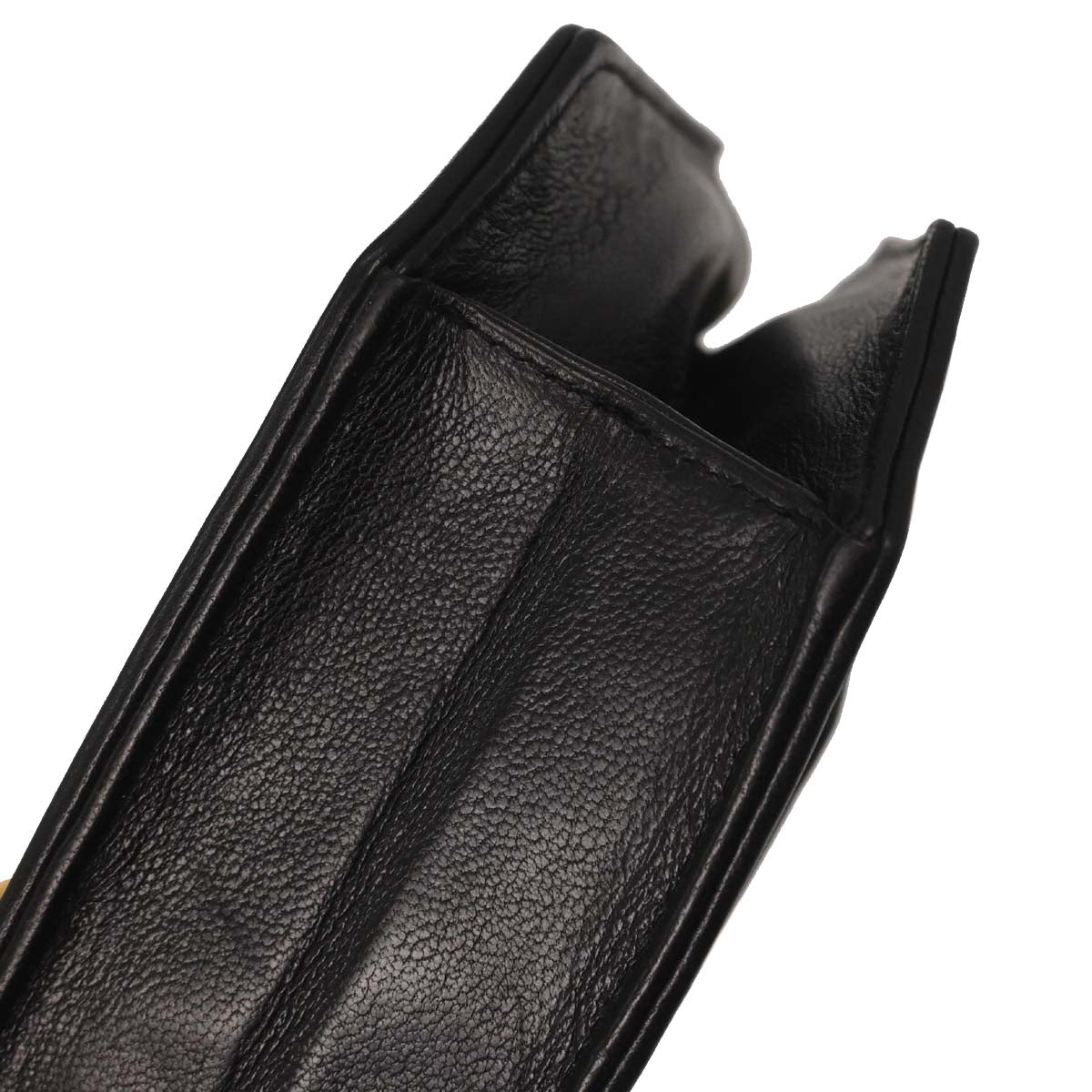 Chanel 1989-1991 Black Lambskin Octagon Shoulder Bag