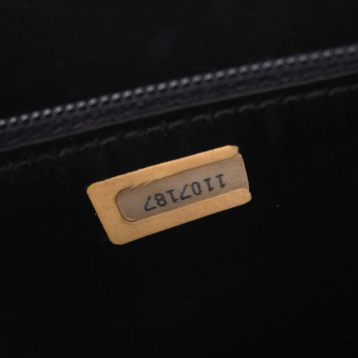Chanel 1989-1991 Black Lambskin Octagon Shoulder Bag