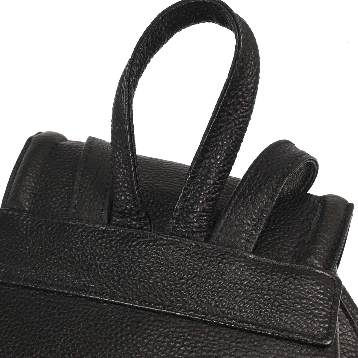 Yves Saint Laurent Black Leather Backpack