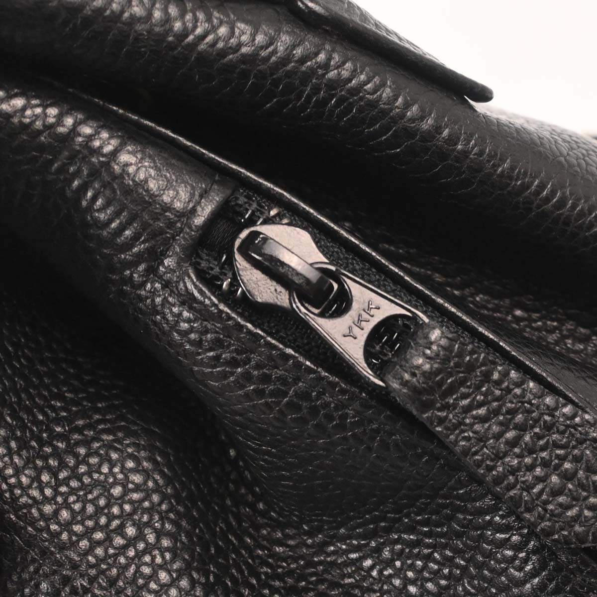 Yves Saint Laurent Black Leather Backpack