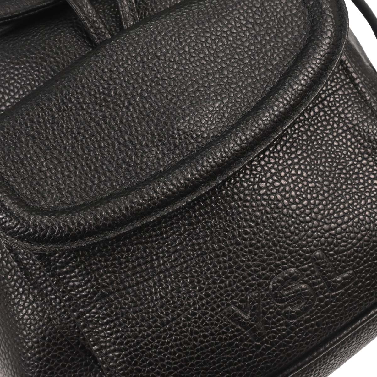 Yves Saint Laurent Black Leather Backpack