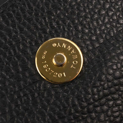 Yves Saint Laurent Black Leather Backpack