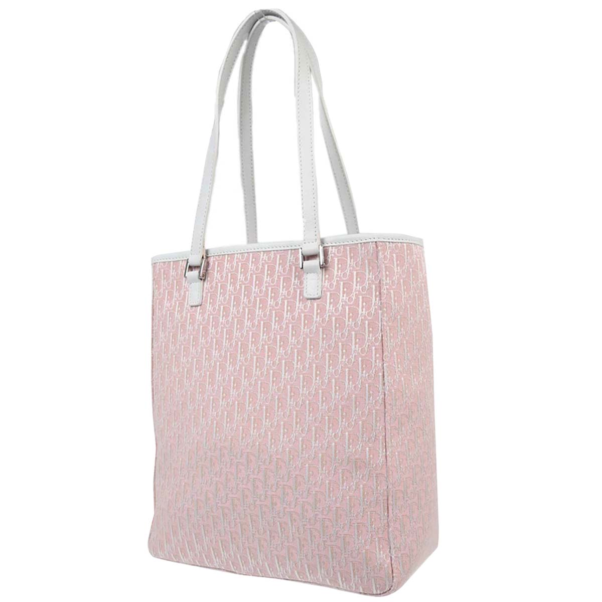 Christian Dior Pink Trotter Tote Handbag