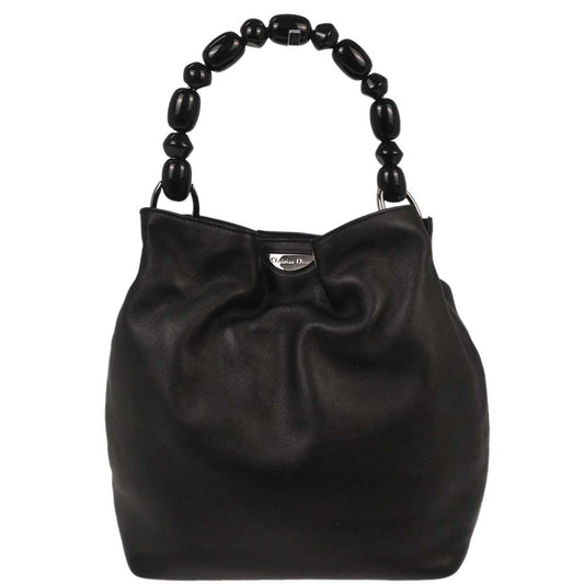 Christian Dior Black Leather Malice Handbag