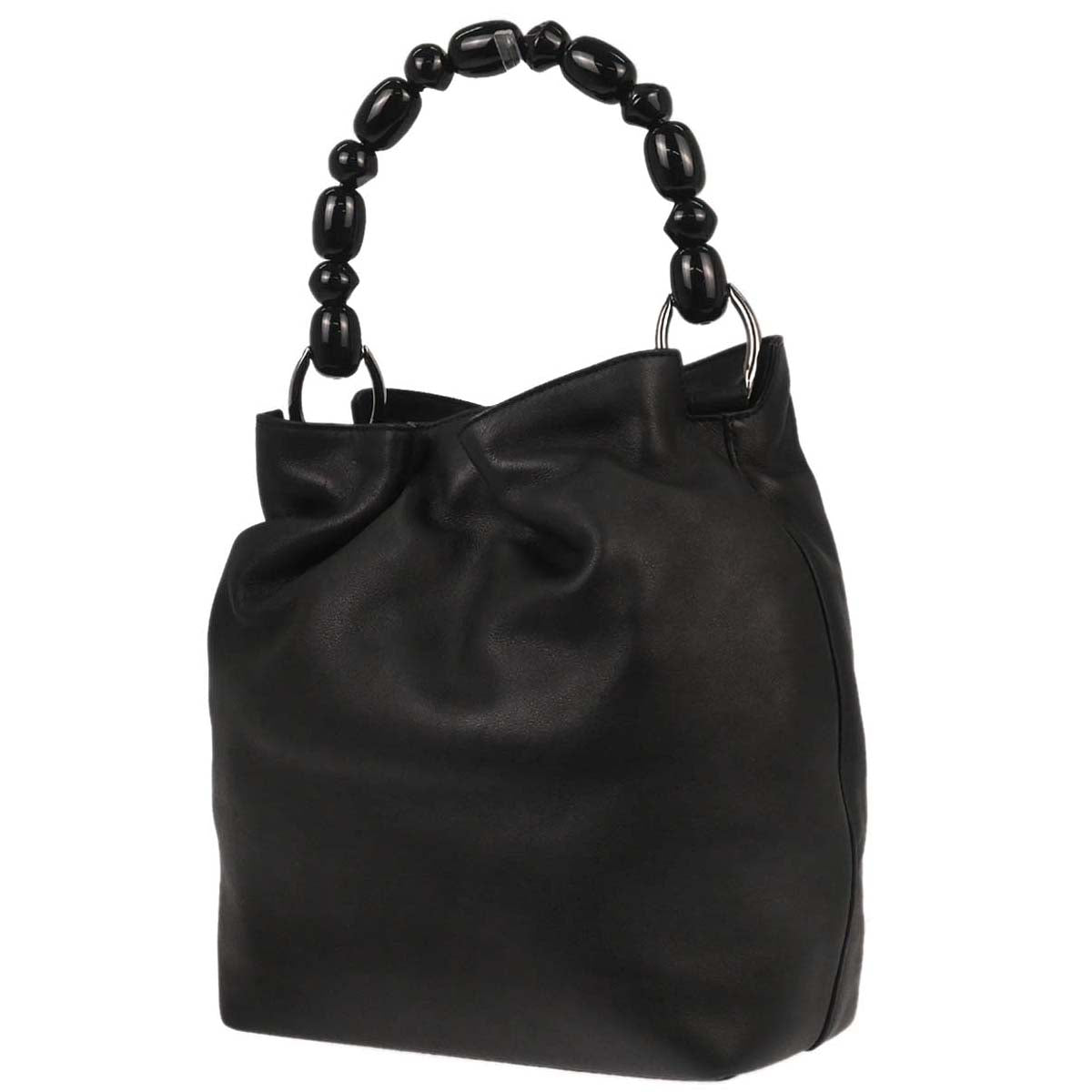 Christian Dior Black Leather Malice Handbag