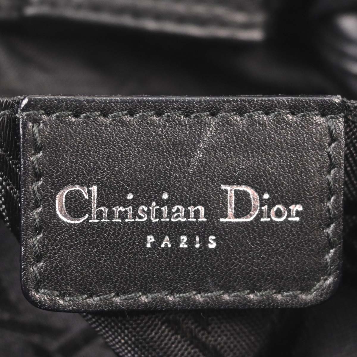 Christian Dior Black Leather Malice Handbag