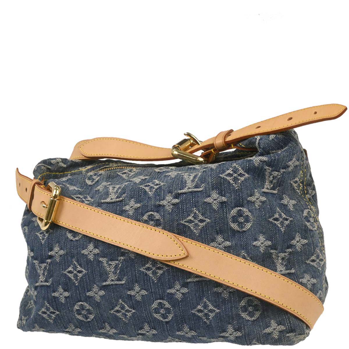 Louis Vuitton Blue Monogram Denim Baggy PM Shoulder Bag M95049