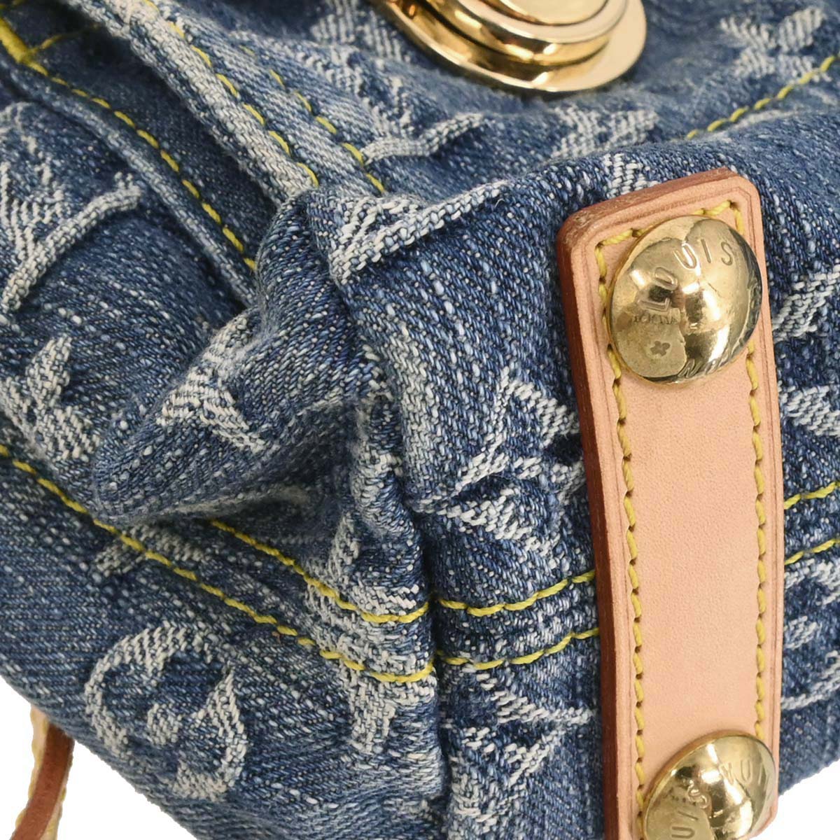 Louis Vuitton Blue Monogram Denim Baggy PM Shoulder Bag M95049